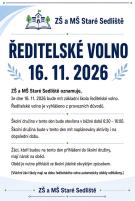 Oznámení o ředitelském volnu 1